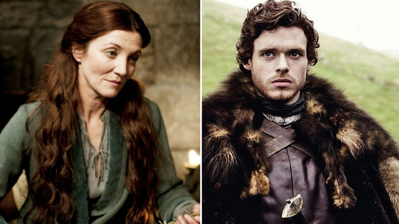 Michelle Fairley and Richard Madden as Catelyn and Robb Stark on 'Game of Thrones' (Courtesy of HBO)