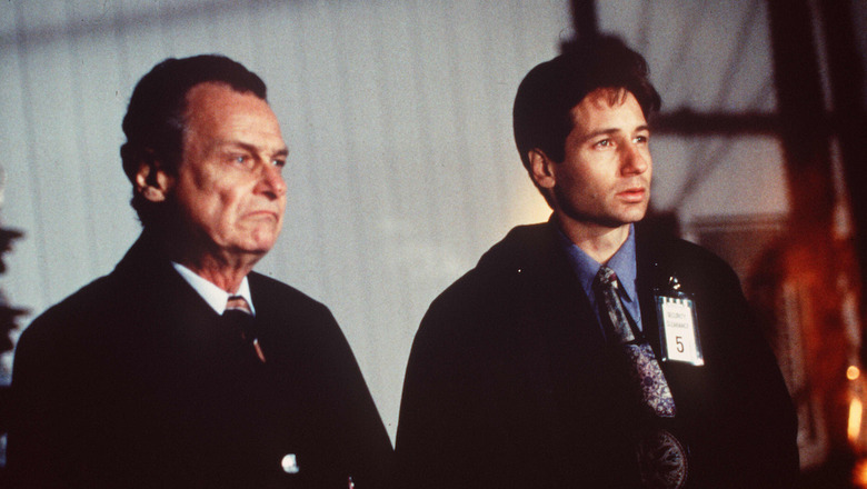 Jerry Hardin as Deep Throat on 'The X Files' (Courtesy of Shutterstock)