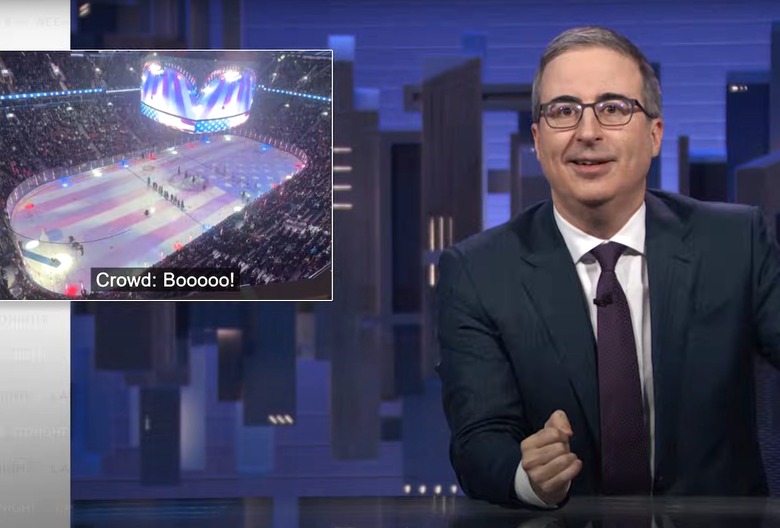 last week tonight with john oliver canadians polite boo quote