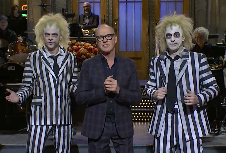 SNL Beetlejuice Andy Samberg Michael Keaton Mikey Day