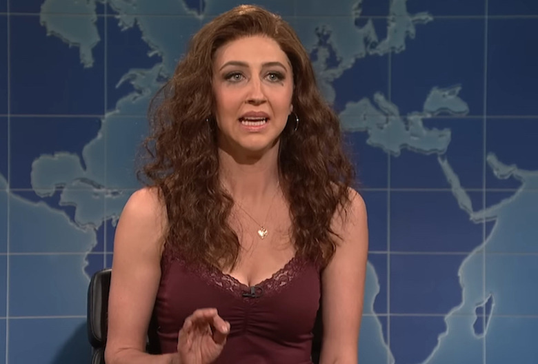 Heidi Gardner as Angel, Every Boxer's Girlfriend on 'SNL' Weekend Update