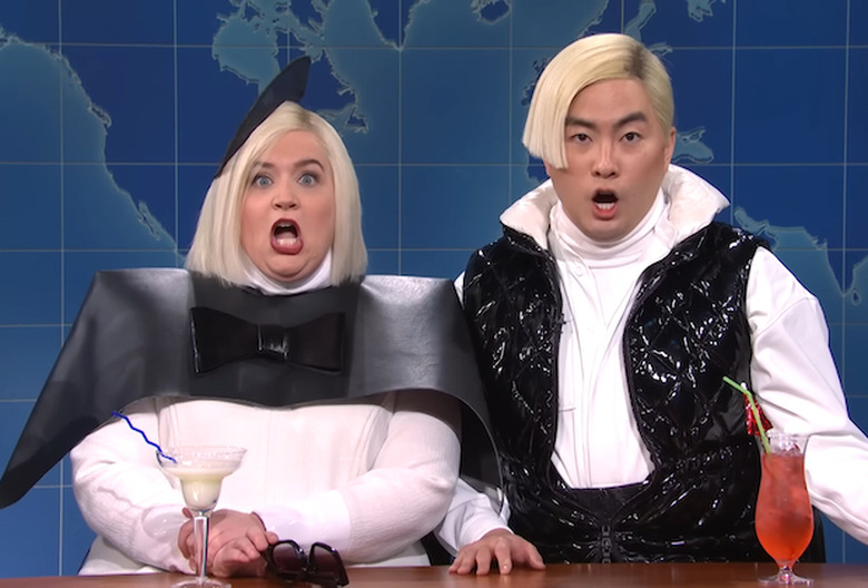 'SNL' Weekend Update, Aidy Bryant and Bowen Yang