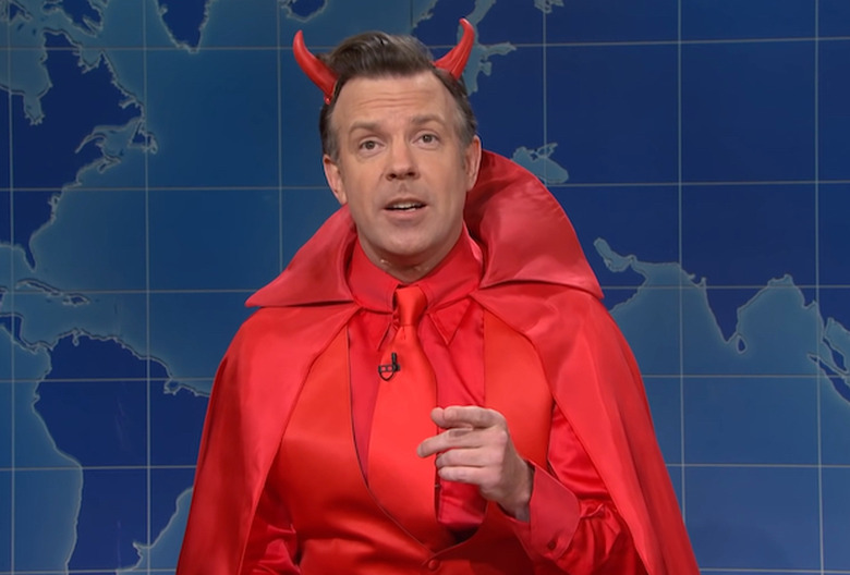 The Devil (Jason Sudeikis) on 'SNL' Weekend Update