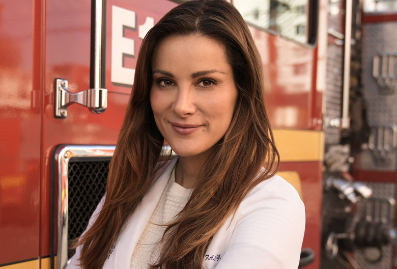 STATION 19 - ABC’s “Station 19” stars Stefania Spampinato as Dr. Carina DeLuca.  (ABC/James Clark)