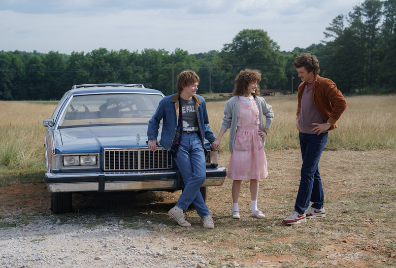 'Stranger Things' Season 5 Behind-the-Scenes Photos charlie heaton natalia dyer joe keery