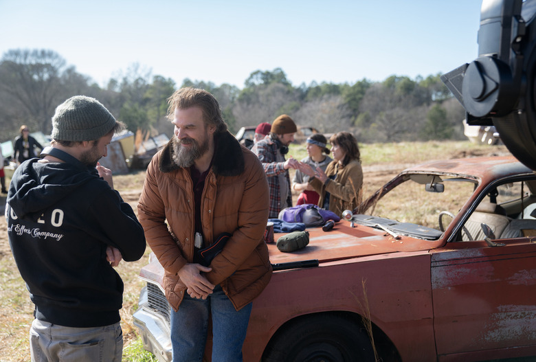 stranger things season 5 behind the scenes david harbour