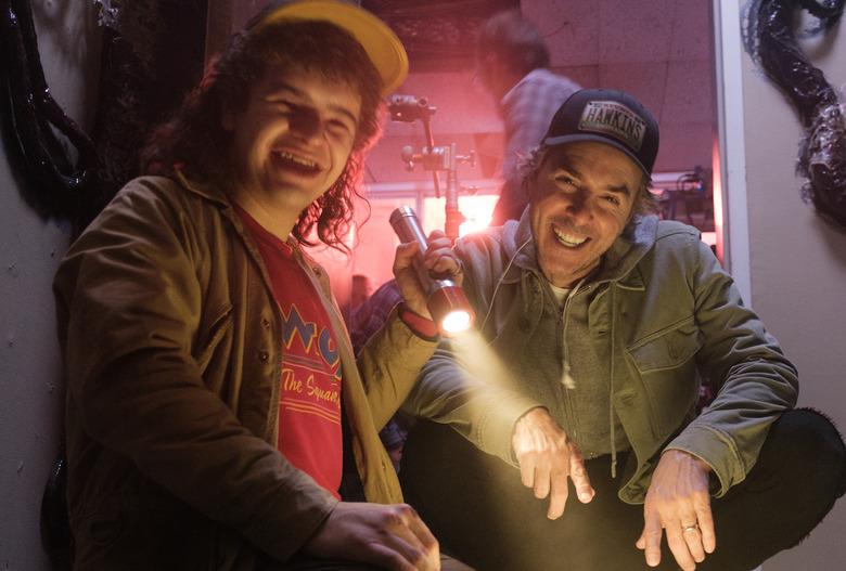 stranger things season 5 behind the scenes gaten matarazzo shaun levy
