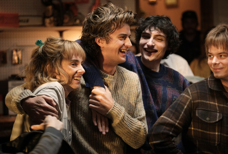 stranger things season 5 behind the scenes maya hawke joe keery finn wolfhard charlie heaton