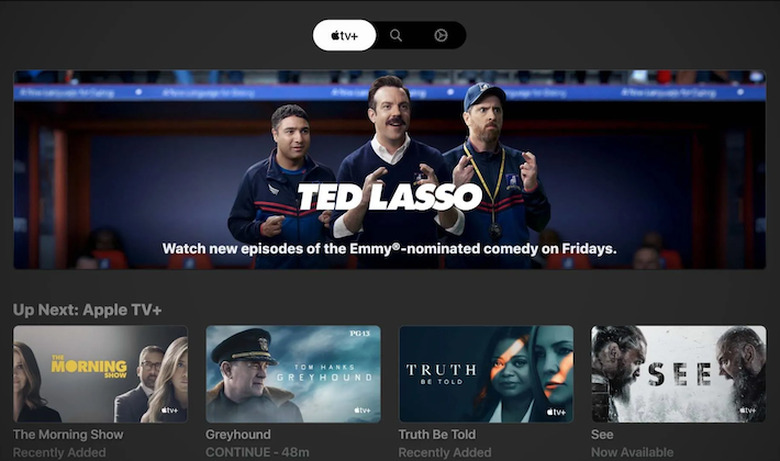 Apple TV Plus Screen