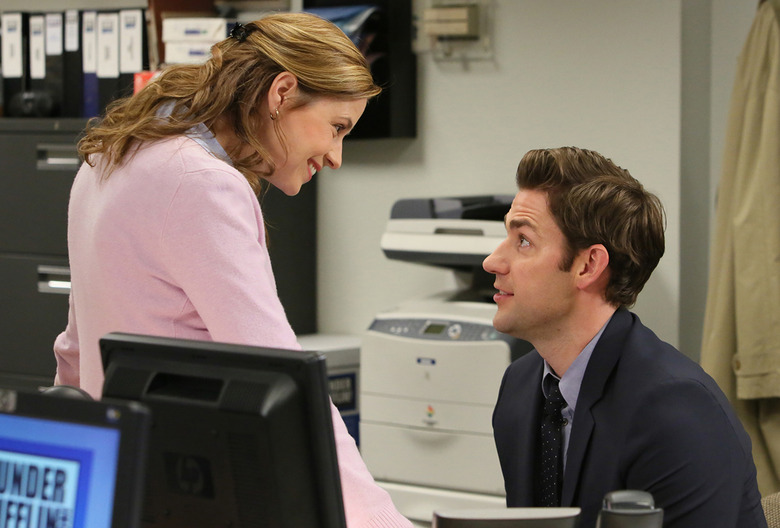 The Office John Krasinski Jenna Fischer Jim Pam