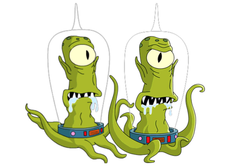 The Simpsons Kang and Kodos