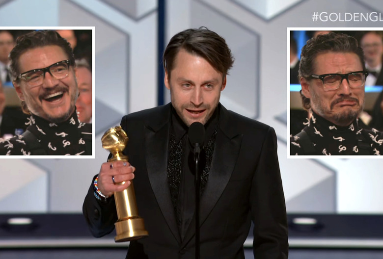 Golden Globes 2024 Kieran Culkin Pedro Pascal
