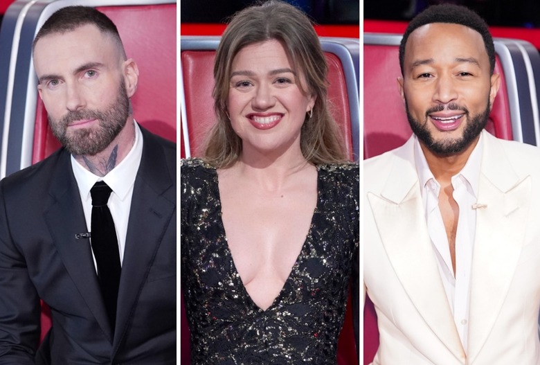 voice adam levine kelly clarkson john legend season 29