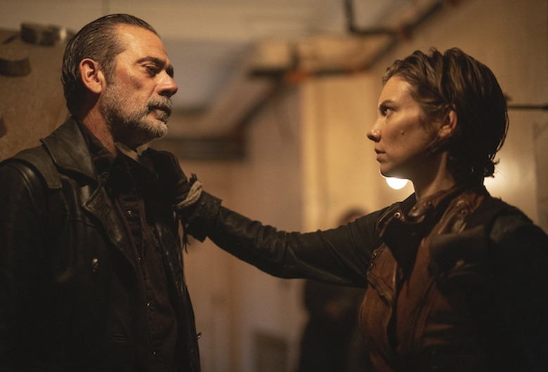 Lauren Cohan as Maggie Rhee, Jeffrey Dean Morgan as Negan - The Walking Dead: Dead City _ Season 1, Episode 6 - Photo Credit: Peter Kramer/AMC