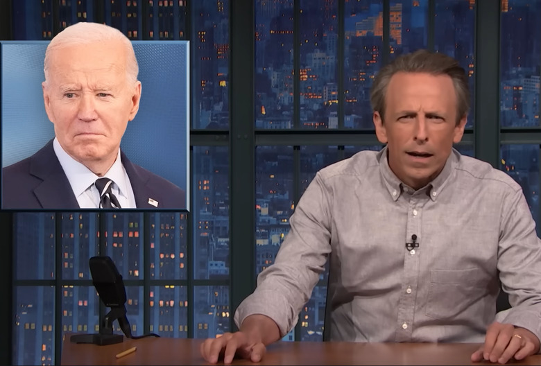 late night with seth meyers biden zoom quote