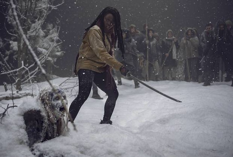 Walking Dead snowstorm