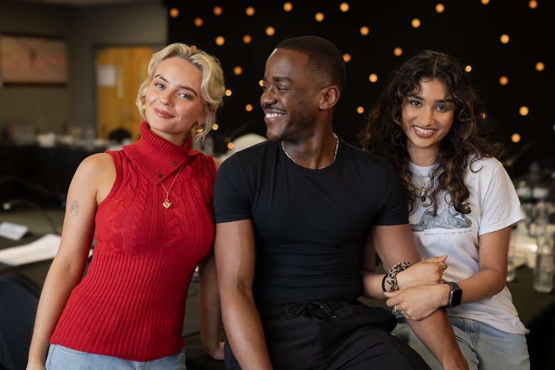 Doctor Who Millie Gibson, Ncuti Gatwa and Varada Sethu