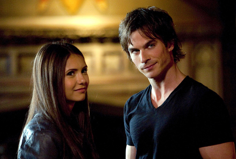 The Vampire Diaries Nina Dobrev Ian Somerhalder
