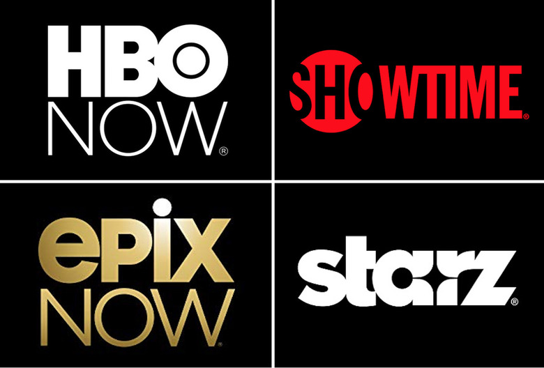 HBO, Showtime, Starz, Epix