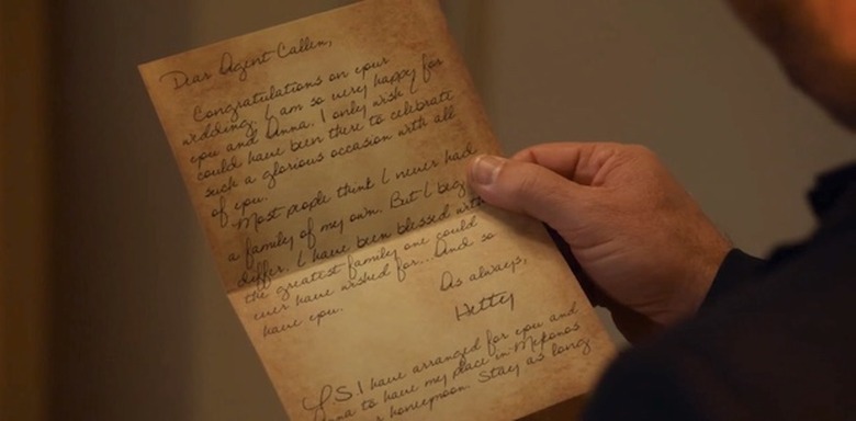 NCIS Los Angeles Series Finale Hetty Letter