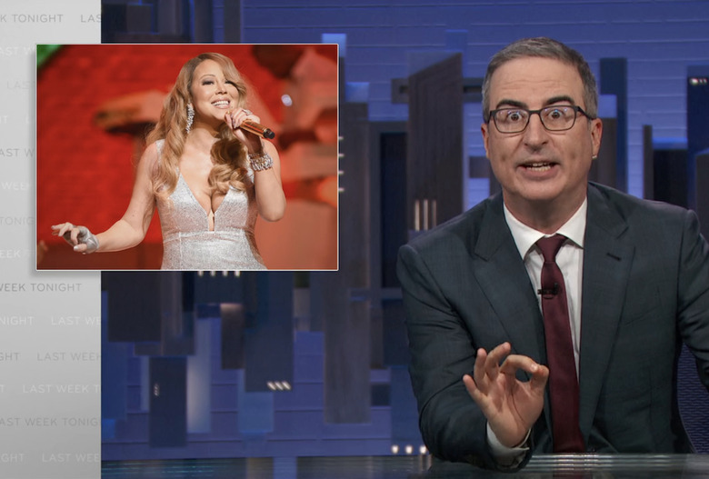 last week tonight mariah carey christmas quote