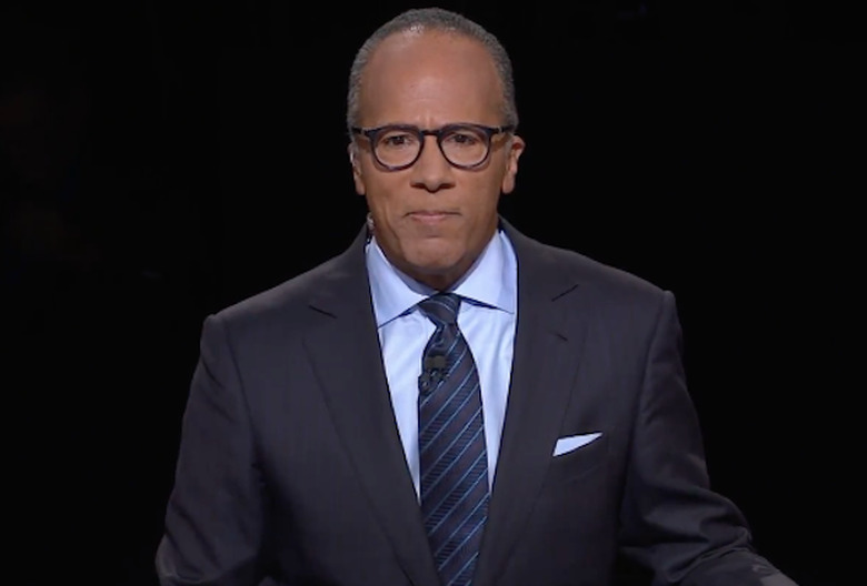 2016 Presidential Debate Lester Holt Moderator