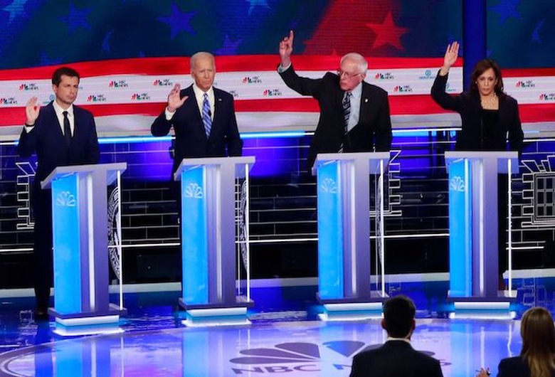 Democratic Debate Biden Harris