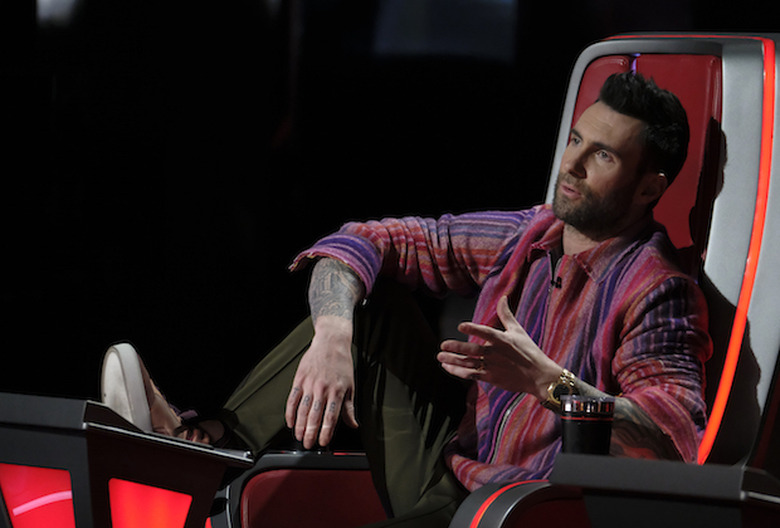 adam levine voice controversy deandre nico reagan strange