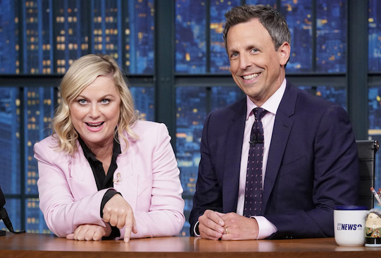 really seth amy late night 2018