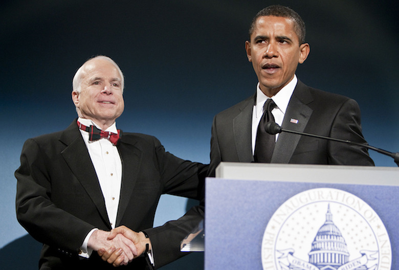 john mccain barack obama 2009