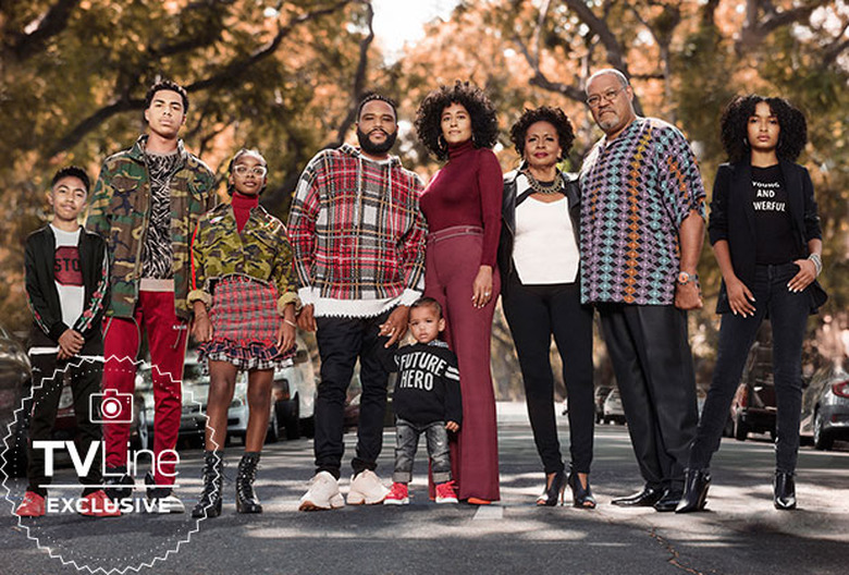 Blackish Season 5 Cast Photo Yara Shahidi