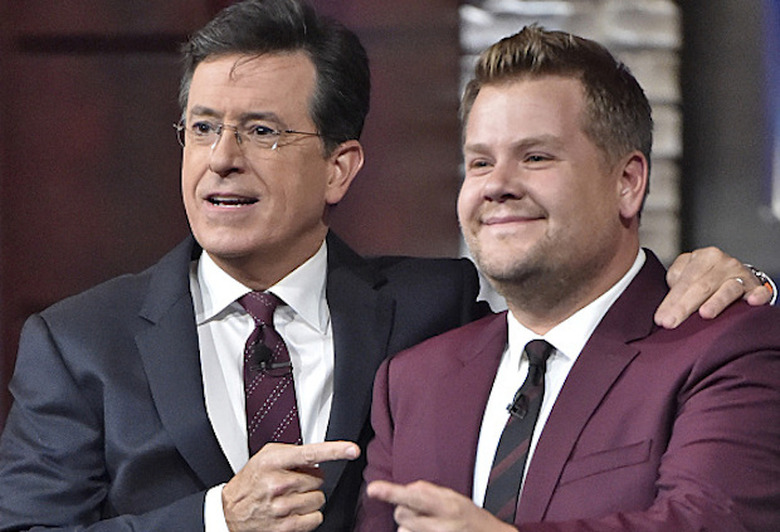 Colbert Corden Time Slot Change