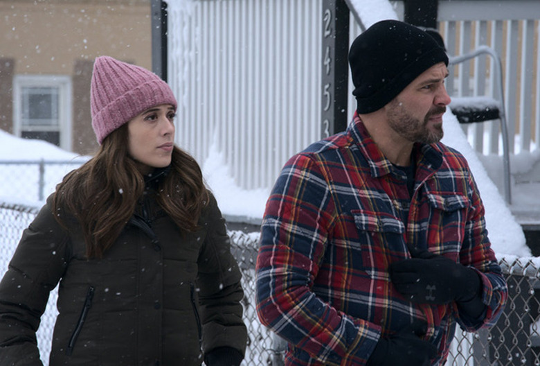 Marina Squerciati and Patrick John Flueger in Chicago P.D. Season 8