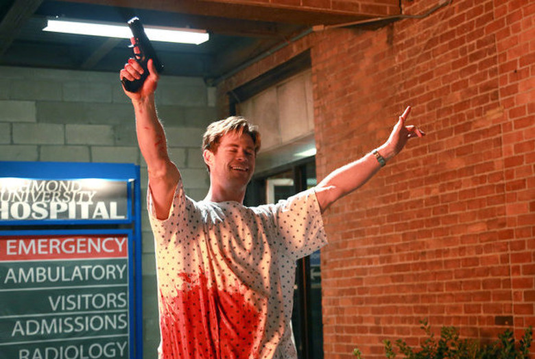 From the Set: Chris Hemsworth and Chance the Rapper