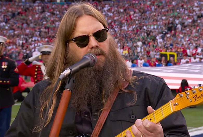 Chris Stapleton Super Bowl National Anthem