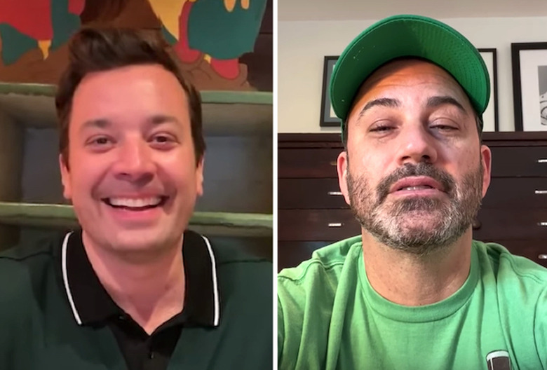 jimmy fallon kimmel coronavirus quarantine video
