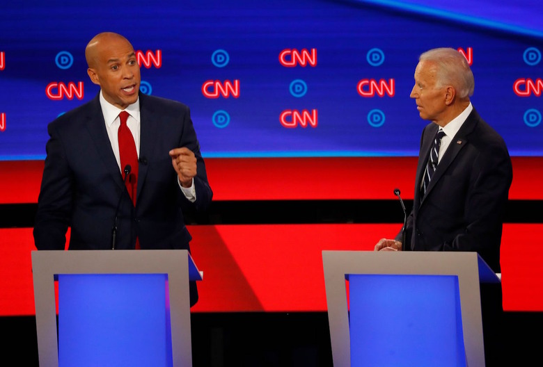 Democratic Presidential Debate Cory Booker Joe Biden