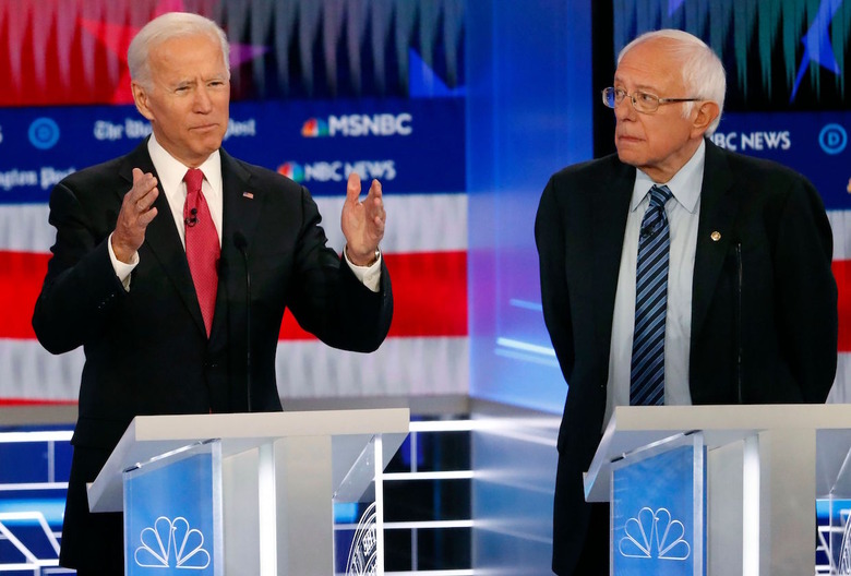 Democratic Debate 2020 Joe Biden Bernie Sanders