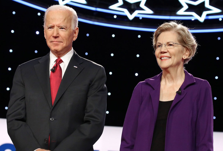 Democratic Presidential Debate 2020 Biden Warren