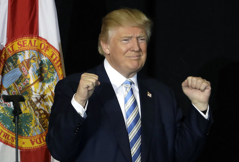 Campaign 2016 Trump, Sarasota, USA - 07 Nov 2016