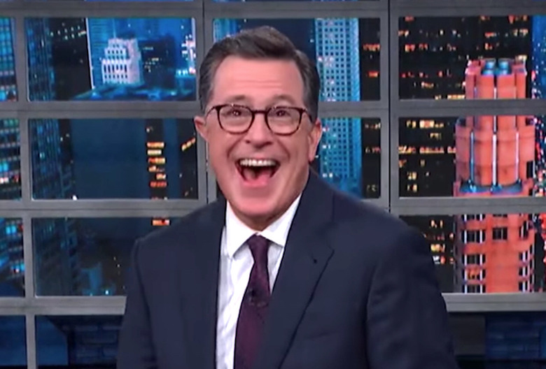 stephen colbert trump impeachment inquiry response video
