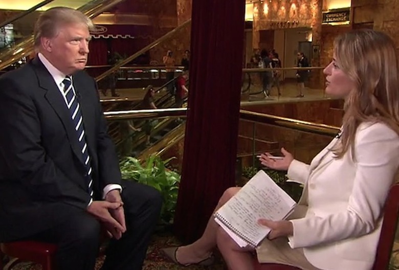 Donald Trump Katy Tur NBC Reporter Rally