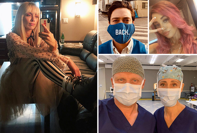 TV Stars Back at Work