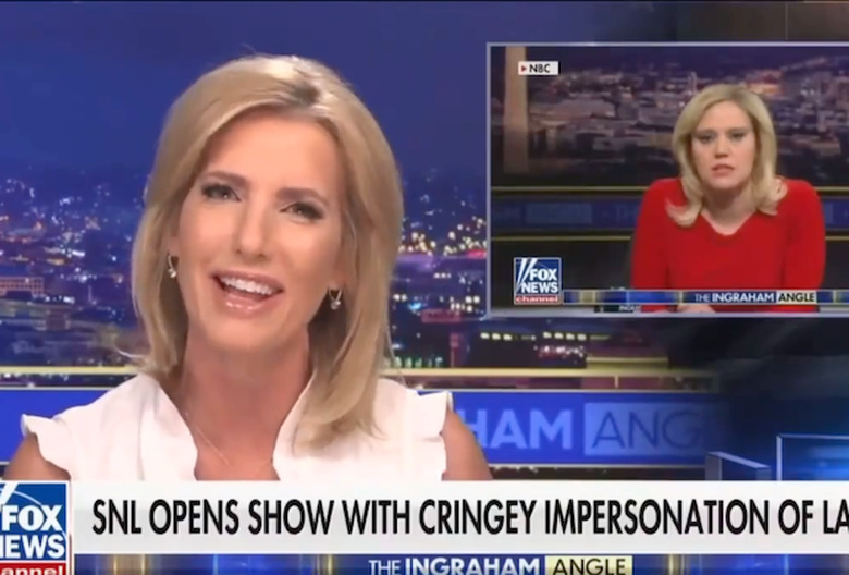 Laura Ingraham Kate McKinnon Impression