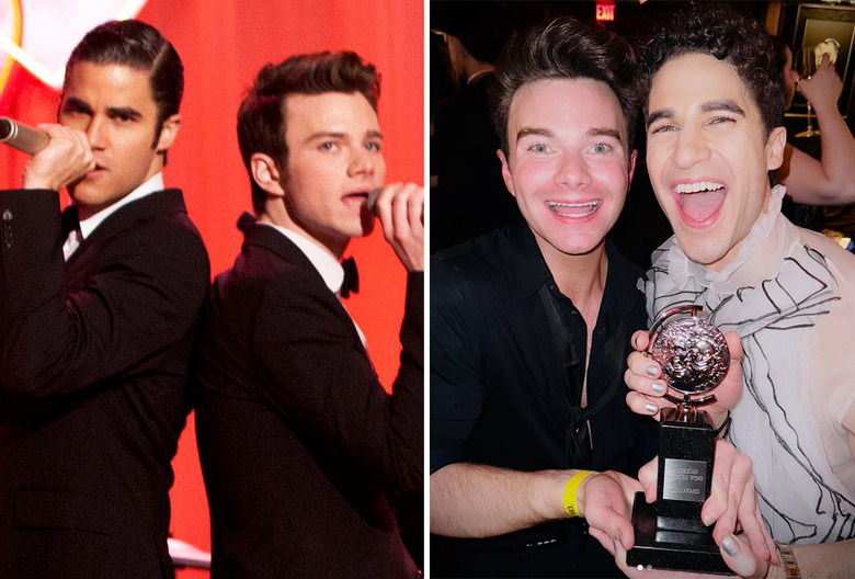 Glee Reunion Photo Darren Criss Chris Colfer Tony Awards 2025