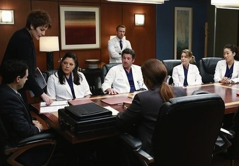 MEEGHAN HOLAWAY, SARA RAMIREZ, PATRICK DEMPSEY, KEVIN MCKIDD, ELLEN POMPEO, SANDRA OH