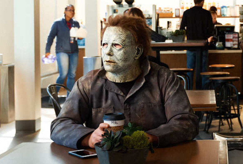 making a halloween murderer james corden