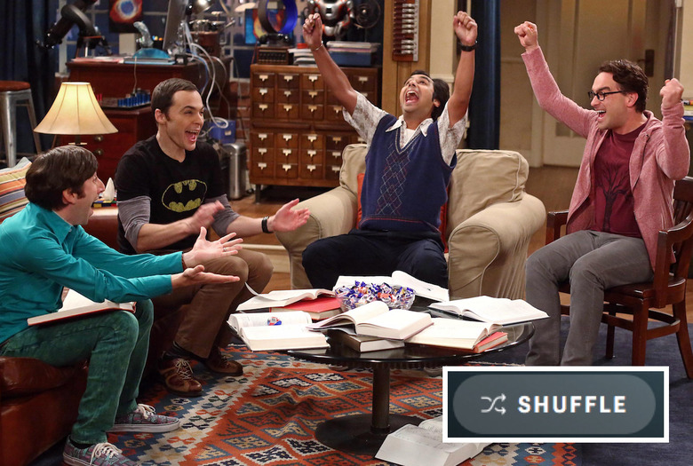 HBO Max Shuffle Button The Big Bang Theory