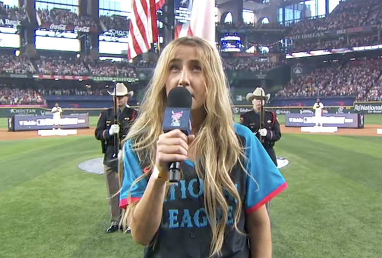 Ingrid Andress National Anthem Performance