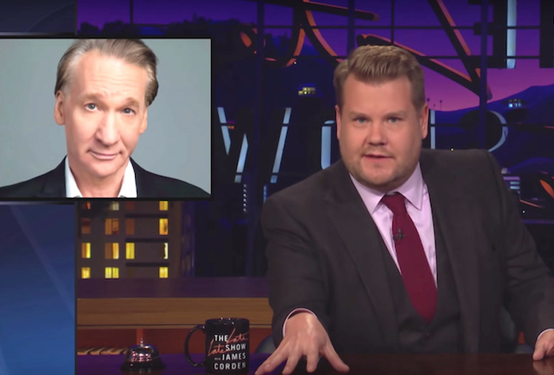 James Corden Response to Bill Maher Fat Shaming - Video